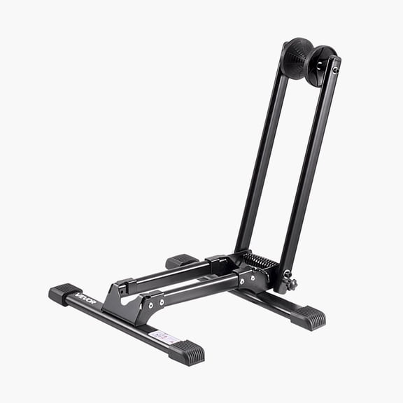 Alloy Steel Rust Resistant Foldable Bike Rack for 20 to 29 Inch Mountain and Road Bikes Garage Home Parking Storage 1 Pack Black