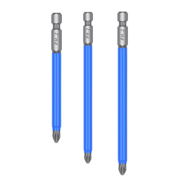 Alloy-Steel Screwdriver Bits Nickel Plating Cross Tips 25/50/65/70/90/127/150mm