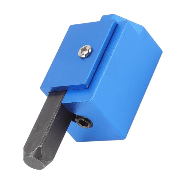 Alloy Steel Square Corner Chisel for Woodworking Hinge Recess - 1.2 Inch Wide, Compact Design