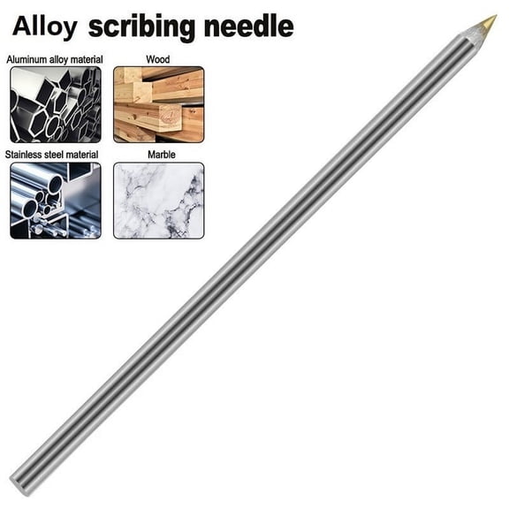 Alloy Steel Tile Cutter Carbide Scriber Hard Lettering Pen 135Mm Construction Woodworking Stainless Steel Ceramic Glass Marker