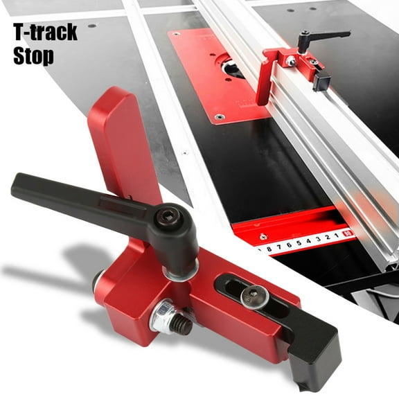 Alloy Steel Type-75 Woodworking Tool Miter Track Stop Accurate Length Limit Device