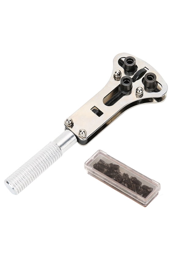 Alloy Steel Watch Back Remover Tool Adjustable Screw Watch Back Case Opener Cover Remover Repair Tool Set or Watch Repair