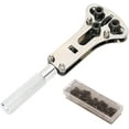 thumbnail image 1 of Alloy Steel Watch Back Remover Tool Adjustable Screw Watch Back Case Opener Cover Remover Repair Tool Set or Watch Repair, 1 of 8