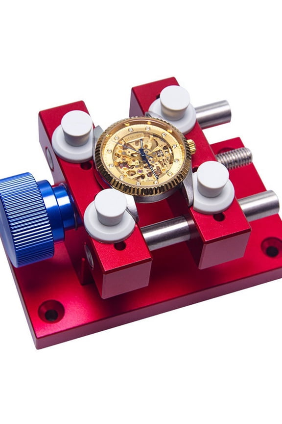 Alloy Steel Watch Repair Workstation with Adjustable Clamp & NonSlip Base for Professional Timepiece Maintenance