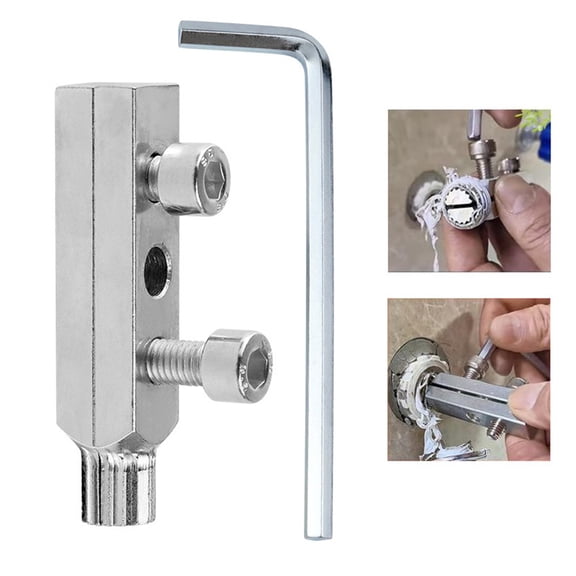 Alloy Steel Wire Stripping Screw Extractor Kit For Removing Damaged Bolts, Rusted Screws And Broken Pipes, MultiPurpose Handle for Wrenches For 1/2 Inch And 3/4 Inch Valve Repair Tasks
