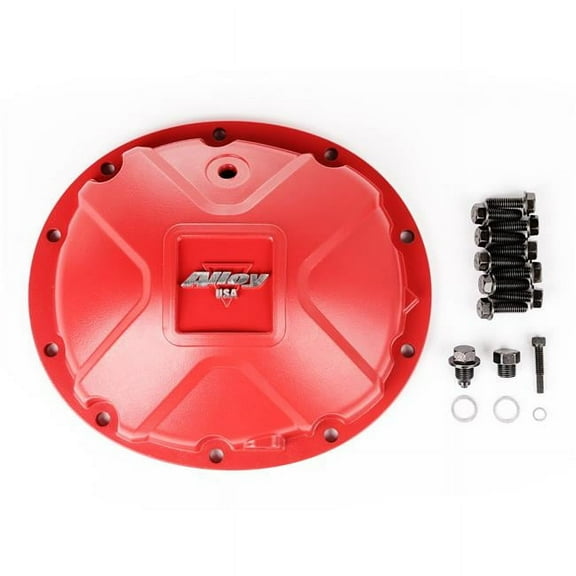 Alloy USA 11211 Differential Cover, Aluminum, Red, for Dana 35