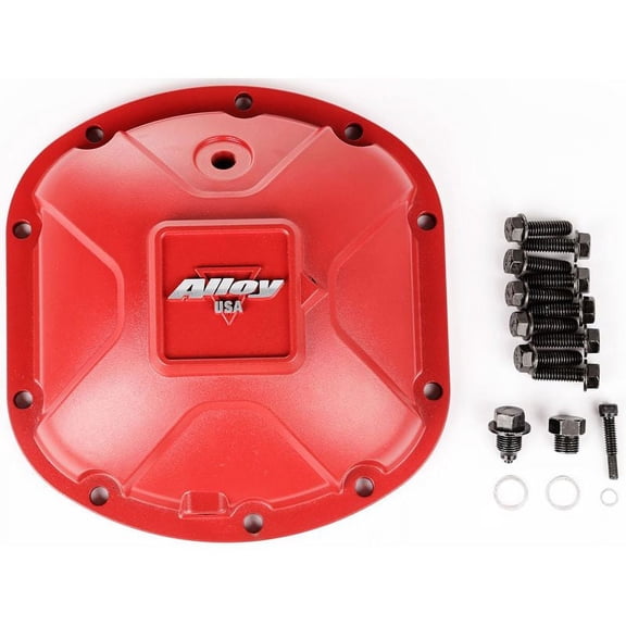 Alloy USA Aluminum Differential Cover, Dana 44, Red 11212 Fits select: 1993-2004 JEEP GRAND CHEROKEE, 1990-2011 FORD RANGER