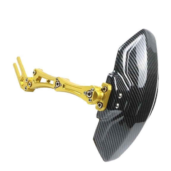 Alloy Universal Motorcycle Rear Wheel  degree Rotation Durable Extender Mudguard Tire Hugger Rear Mudguard for Eletric Cycle , Golden