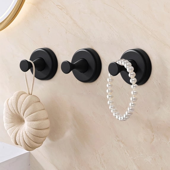 Alloy Wall Hook, Self Adhesive Coat Hook for Hanging Clothes and Bags, Small Decorative Wall Mount Hook for Entryway, Bedroom, and Bathroom Organization
