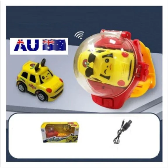 Alloy Watch Remote Control Car, Watch Controlled, Remote Control Car Toy, Mini Cartoon Racing USB Charging Toy Car