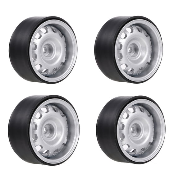 Alloy Wheel Hub 1.9’’ Beadlock Wheel Rims Hubs Set of 4 for 1/10 Remote Control Crawler Car Toy Upgrade Accessories