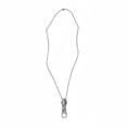 thumbnail image 1 of Alloy Zippers Necklace Adjustable Length Clavicle Chain Personalized Neckchain, 1 of 9