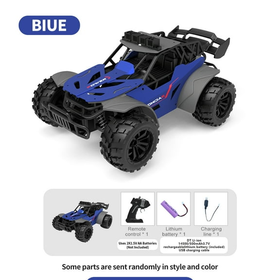 Alloy high-speed remote control off-road vehicle, with a strong alloy body and all terrain driving experience