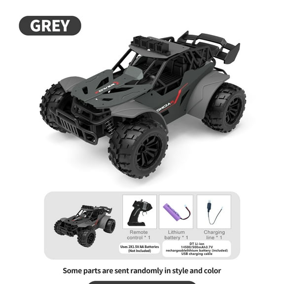 Alloy high-speed remote control off-road vehicle, with a strong alloy body and all terrain driving experience