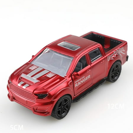 Alloy simulation small truck with openable door, car model, children's toys, gifts, decorations, cake ornaments