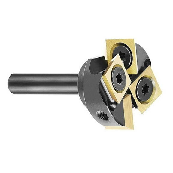 Alloys Spoilboard Router Bit 4 Flute Design 25.4mm 1-1/4" Cut Diameter Flattening Cutter For Surfacing Preparation