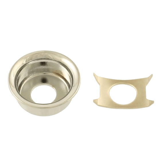 Allparts Chrome Input Cup Jackplate for Telecaster