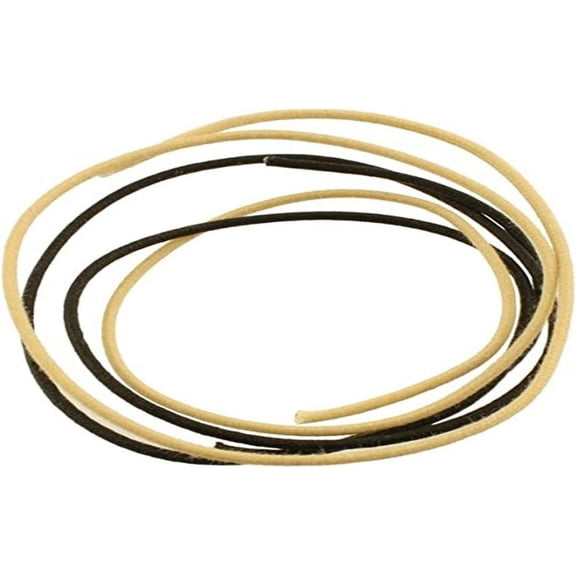 Allparts GW Brown Vintage Style Pickup Cable Black/White