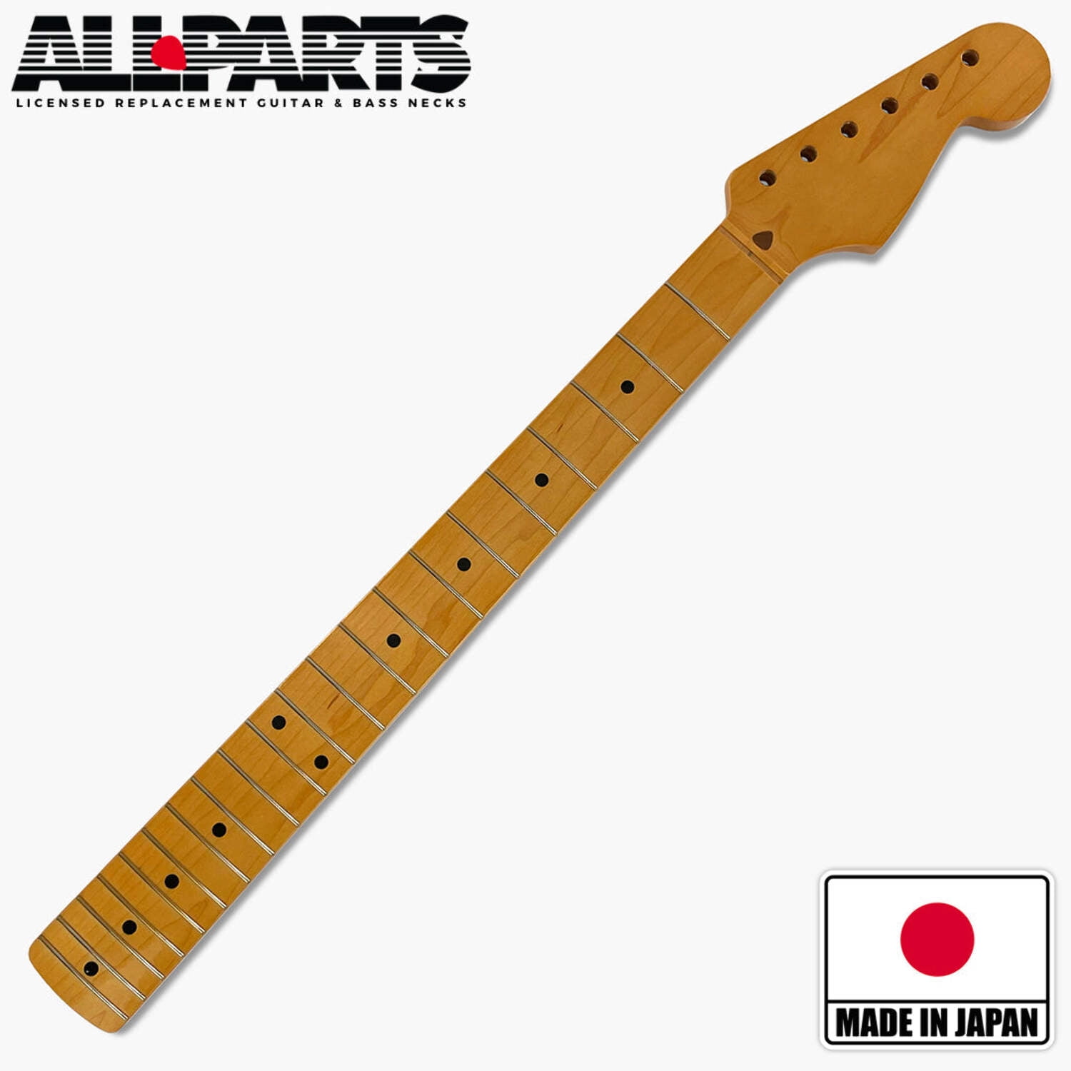 ギター ALLPARTS Stratocaster Neck Allparts-Licensed-by-Fender-