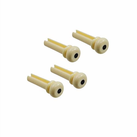 AllParts Bridge Pins for Acoustic Bass, Set of 4, Cream