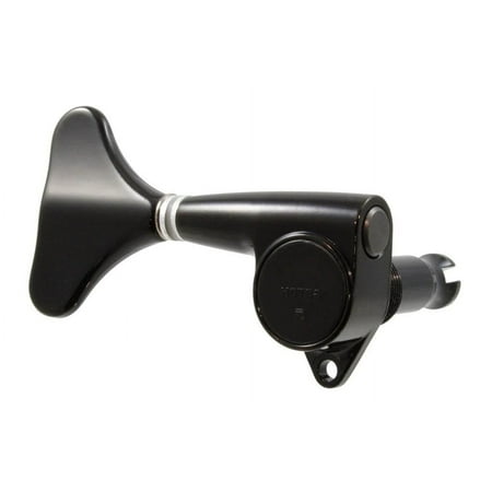 Allparts TK-0923 Single Gotoh GB707 Sealed Bass Key, Black, Treble side
