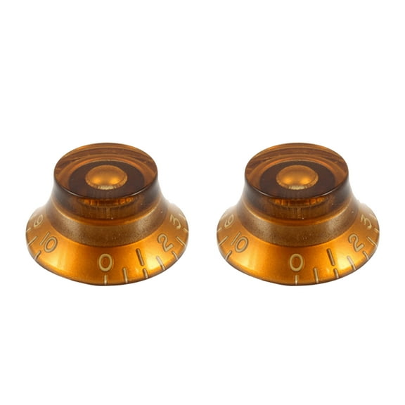 Allparts Vintage Gibson Style Amber Bell Knobs