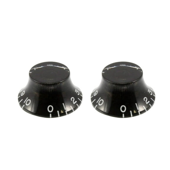Allparts Vintage Gibson Style Black Bell Knobs