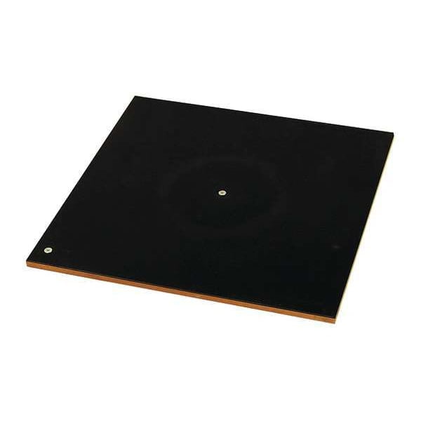 Black and Tan Rectangular Plastic Cutting Mat 18x18