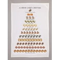 thumbnail image 1 of Allport Editions Cheese Lover's Christmas - Tea Towel - 12 Days of Christmas Series, 1 of 1