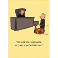 thumbnail image 1 of Allport Editions Flight Risk Funny / Humorous Thanksgiving Card, 1 of 2