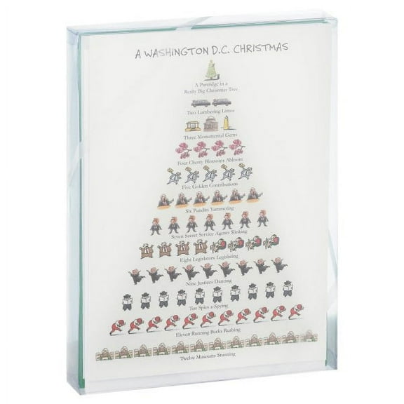 Allport Editions Washington D.C. - 12 Days of Christmas Box of 15 Christmas Cards