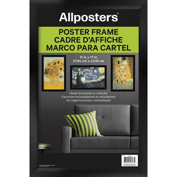 Allposters Collector's Edition Black Poster Frame (11" x 17") Poster Frame (11" x 17"),