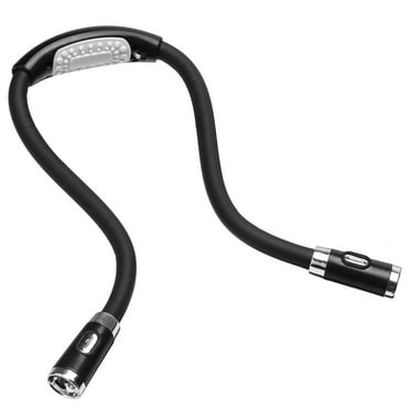 Allreds LED Flexible Handsfree Hug Neck Reading Book Light Torch Flashlight (Black)