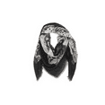 thumbnail image 1 of Allsaints Noche White Tiger Print Square Scarf, 1 of 3