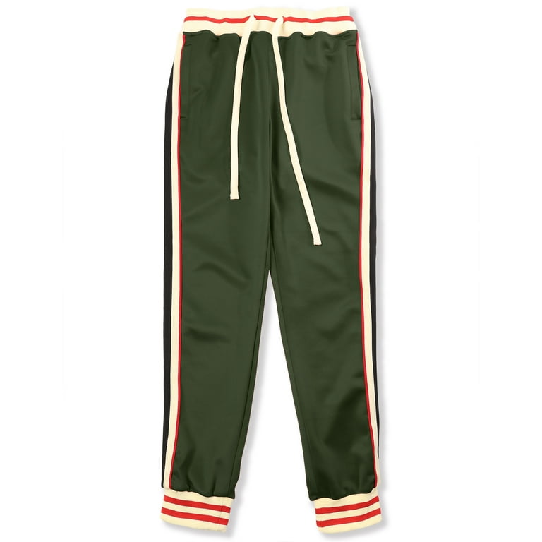 Color block track pants mens best sale