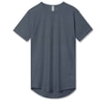 thumbnail image 1 of Allsense Men's Lightweight Color Longline Modern Fit T-Shirt Short Sleeve H.Denim 2XL, 1 of 4