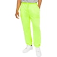 thumbnail image 1 of Victorious Men's Lightweight Fleece Drawstring Elastic Cuff Sweatpants X-Large Neon Green, 1 of 5
