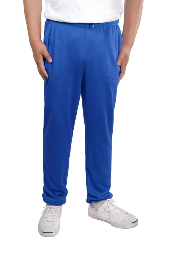 Allsense Men's Lightweight Fleece Essential Sweatpants Royalblue 2XL