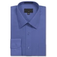 thumbnail image 1 of Allsense Men's Regular-Fit Long-Sleeve Dress Shirt, French Blue, 4X-Large, 1 of 1