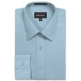 thumbnail image 1 of Allsense Men's Regular-Fit Long-Sleeve Dress Shirt, Sky Blue, Medium, 1 of 1