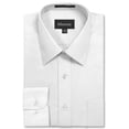 thumbnail image 1 of Allsense Men's Regular-Fit Long-Sleeve Dress Shirt, White, Medium, 1 of 1