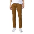 thumbnail image 1 of Allsense x Victorious Men's Casual Skinny Fit Twill Jeans, Dark Wheat, 34" Waist x 30" Length, 1 of 1