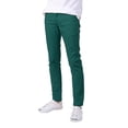 thumbnail image 1 of Allsense x Victorious Men's Casual Skinny Fit Twill Jeans, Teal Green, 40" Waist x 30" Length, 1 of 1