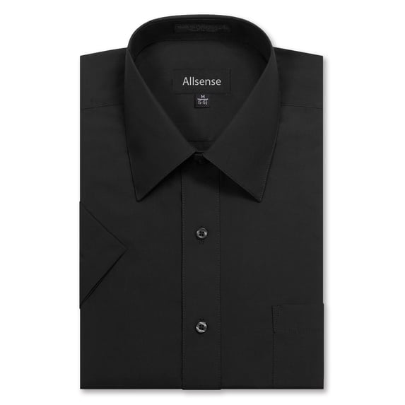 Allsense Men’s Regular-Fit Short-Sleeve Dress Shirt