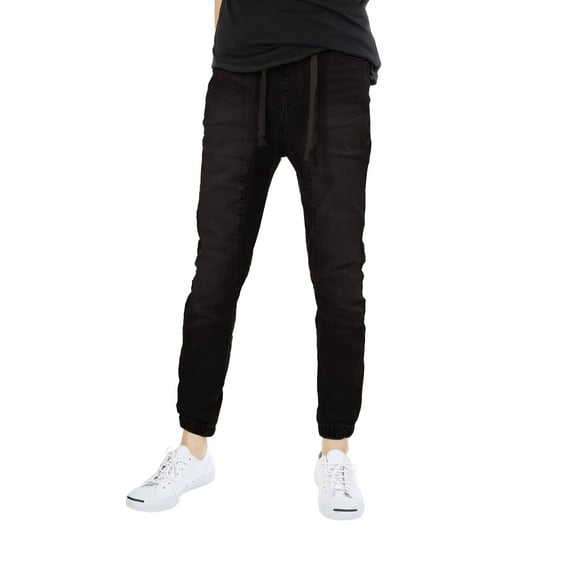 Allsense Men's Slim Fit Washed Denim Joggers, Up to 5XL