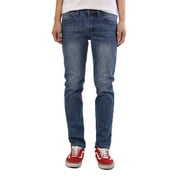 Allsense Men's Slim Skinny Fit Trendy Modern Denim Jeans Classic Blue