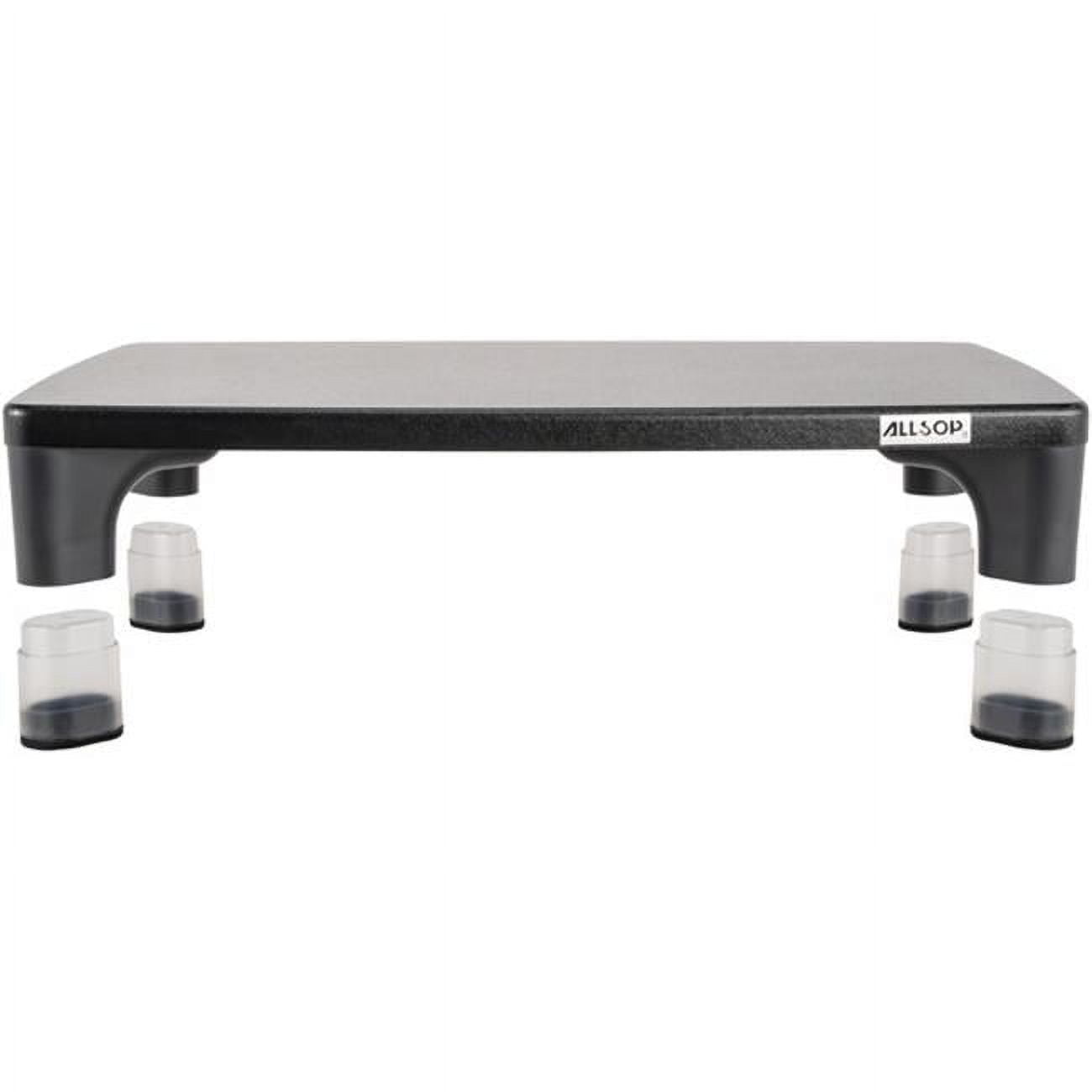 Allsop HiLo Adjustable Monitor Stand, Black
