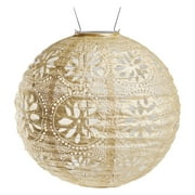 Allsop Home Garden 31598 Soji Stella Boho Globe 12-In. Tyvek Solar Lantern