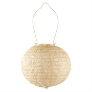 Allsop 31771 Soji Stella Globe 8-In. Tyvek  Solar Lantern Pearl