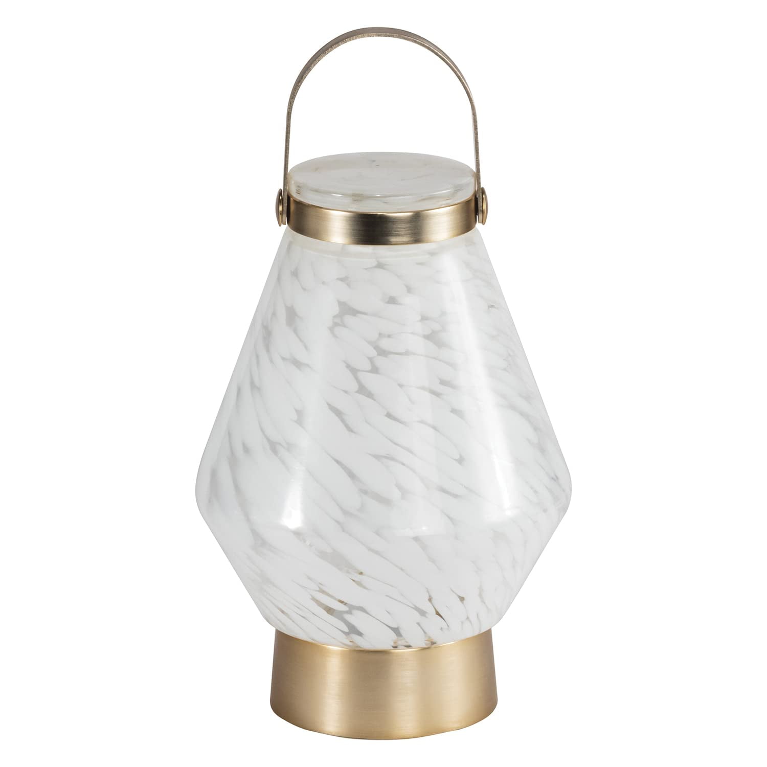 Allsop Home Garden 32461 LightKeeper Cone Rechargeable Glass Votive Lantern